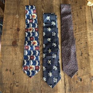 Italian Silk Patterned Men's Ties Boss/Kuppenheimer/Fumagalli.